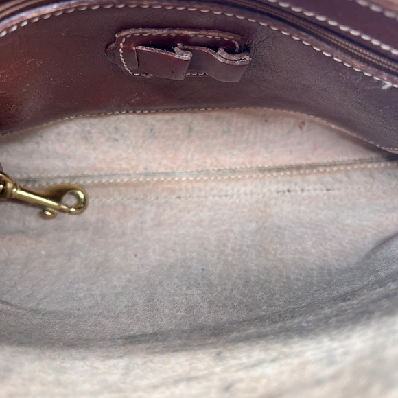 BRAHMIN Vintage Alligator Crossbody Bag Womens Brown Leather Embossed Crocodile - Picture 11 of 16